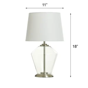 Kite Lamp with White Tapered Drum Shade, 11