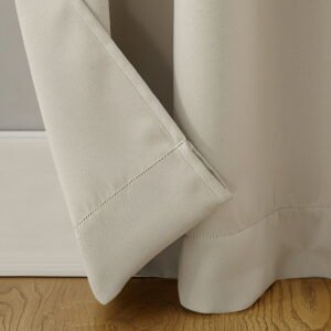 Blackout Grommet Single Curtain Panel, Beige, 40